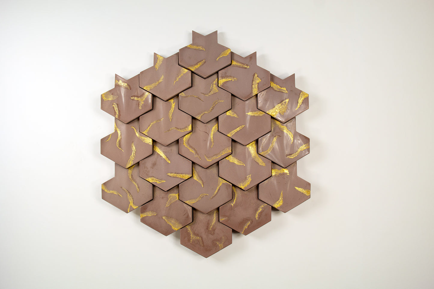 Zenith Hex Vein - Brown/Gold
