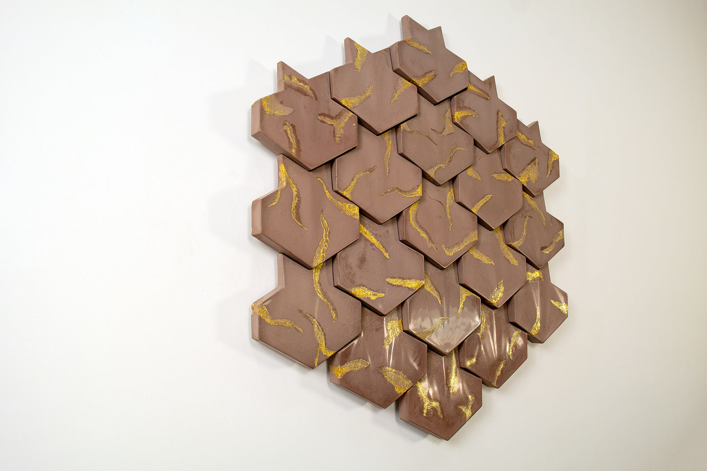 Zenith Hex Vein - Brown/Gold