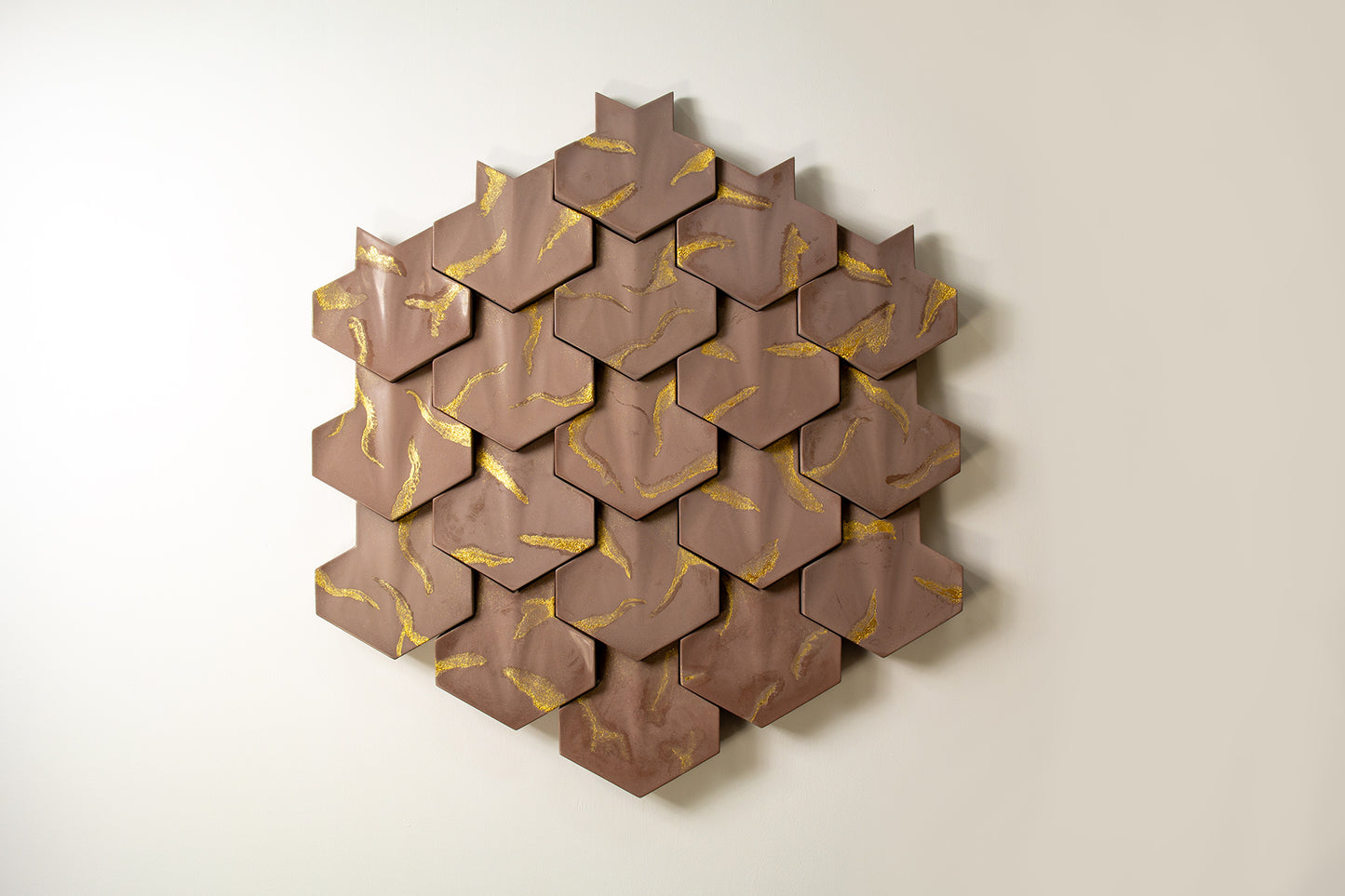 Zenith Hex Vein - Brown/Gold